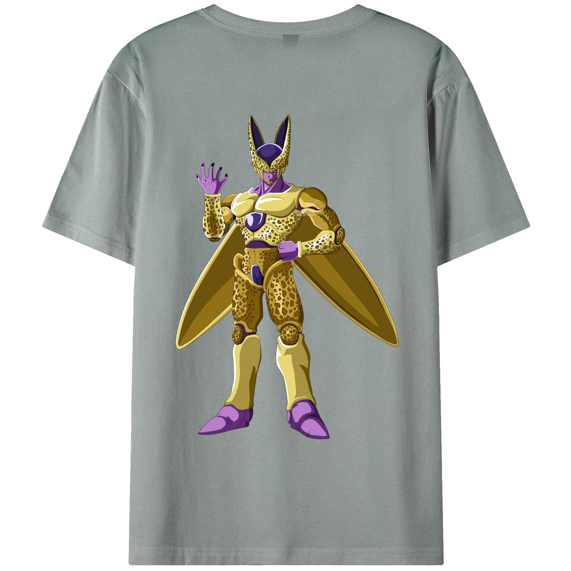 （画像用） ドラゴンボール セル DRAGON BALL Cell 綿100％ メンズ半袖Tシャツ（バックプリント） 通気性